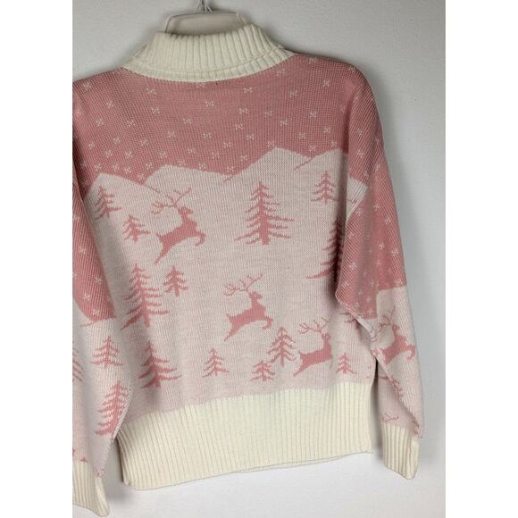 Xmas Sweater 90's Vtge unionlabel Bust 42" CB length 25" Dropped sleeve 21!"VGUC - Picture 6 of 6